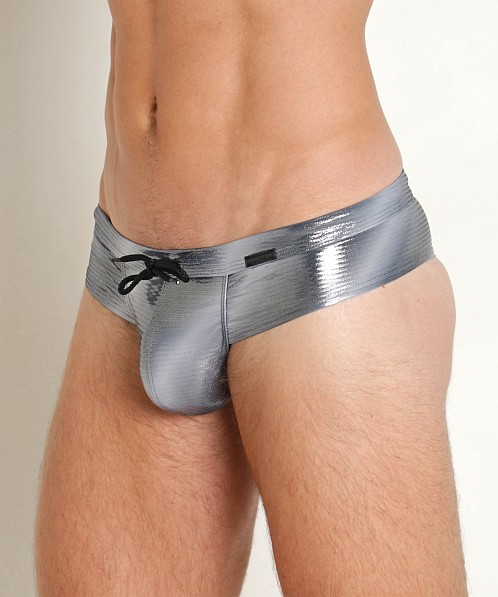 Manstore Beach Club Cheeky Swim Brief Silver