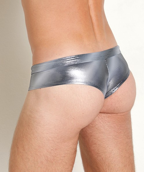 Manstore Beach Club Cheeky Swim Brief Silver