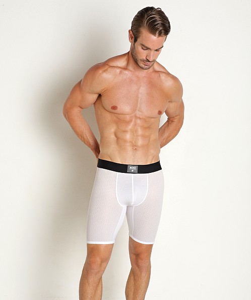 BCNU Air Flex Sheer Mesh Compression Short White