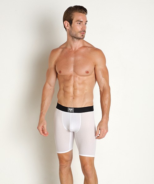 BCNU Air Flex Sheer Mesh Compression Short White