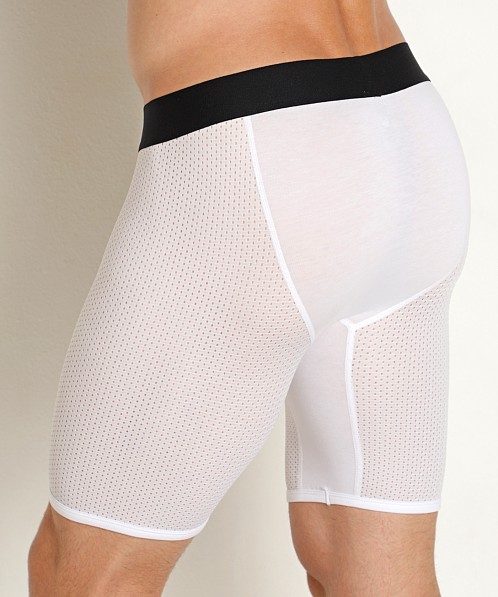 BCNU Air Flex Sheer Mesh Compression Short White