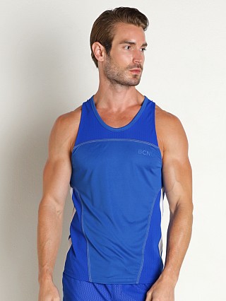 Model in royal BCNU Sonic Sporty Tank