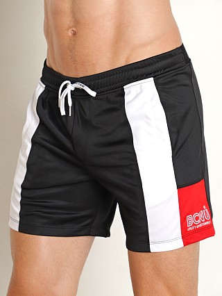 Model in black BCNU Rugger Duo Short