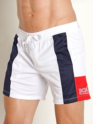 Model in white BCNU Rugger Duo Short