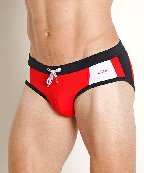 BCNU XLR8 Swim Brief Red