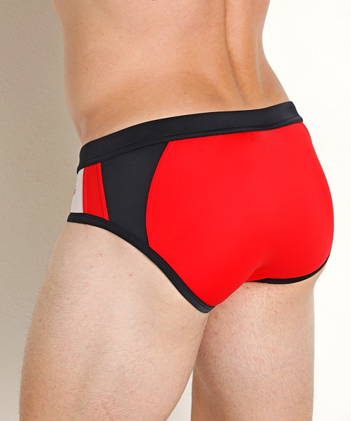 BCNU XLR8 Swim Brief Red