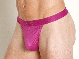 Model in vivid viola 2xist Sliq Classic Thong