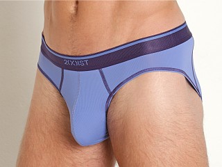 Model in sea urchin w/tattoo 2xist Speed Dri Lightning Low-Rise Brief