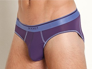 Model in tattoo w/sea urchin 2xist Speed Dri Lightning Low-Rise Brief