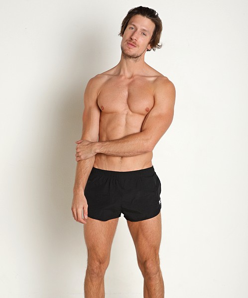 LASC Quick-Dry Cabana Swim Shorts Black