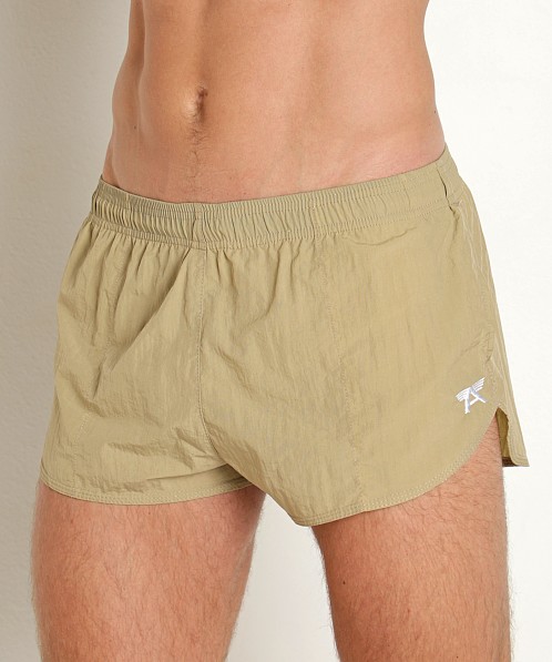 LASC Quick-Dry Cabana Swim Shorts Khaki