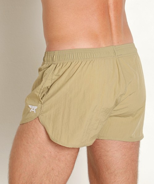 LASC Quick-Dry Cabana Swim Shorts Khaki