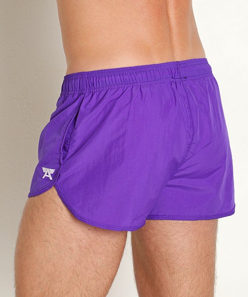 LASC Quick-Dry Cabana Swim Shorts Purple