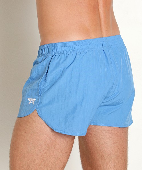 LASC Quick-Dry Cabana Swim Shorts Sky Blue