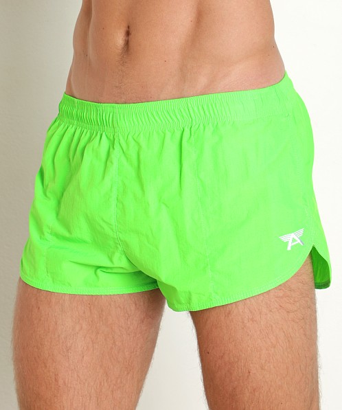 LASC Quick-Dry Cabana Swim Shorts Lime