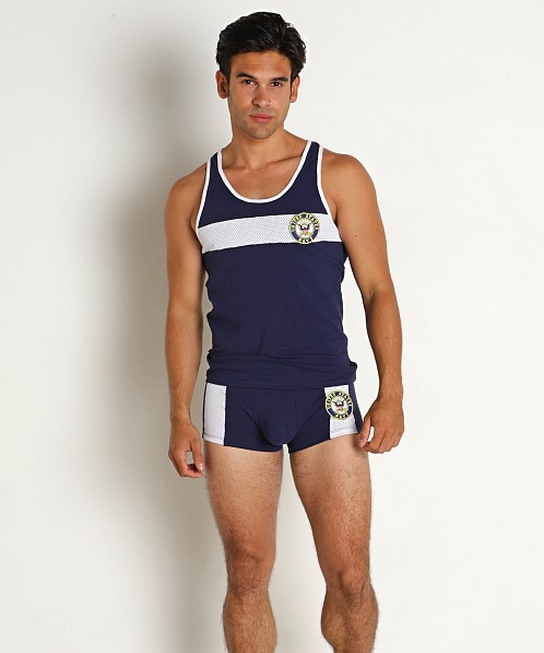 Rick Majors Military Tank Top Navy