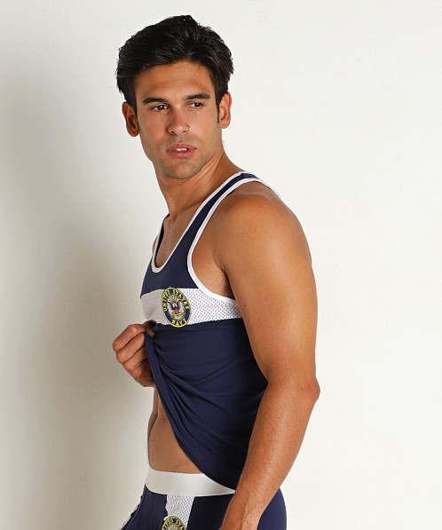 Rick Majors Military Tank Top Navy