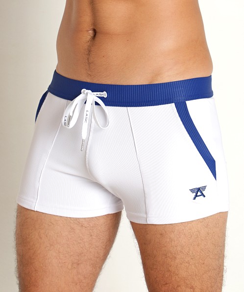 LASC FlexRib Swim Trunk White