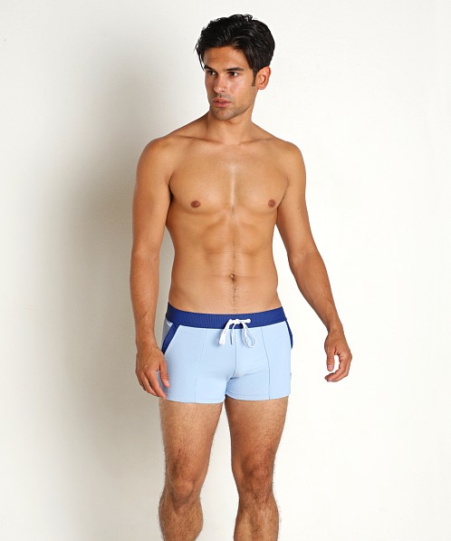 LASC FlexRib Swim Trunk Sky