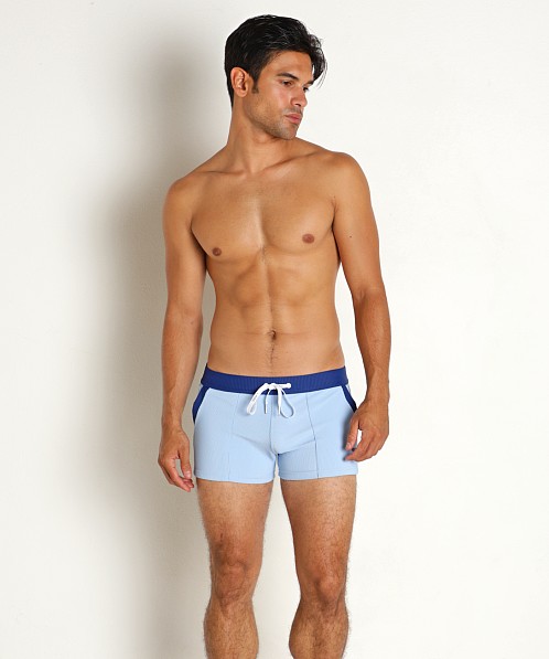 LASC FlexRib Swim Trunk Sky