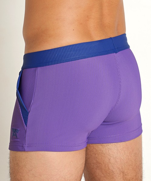 LASC FlexRib Swim Trunk Purple