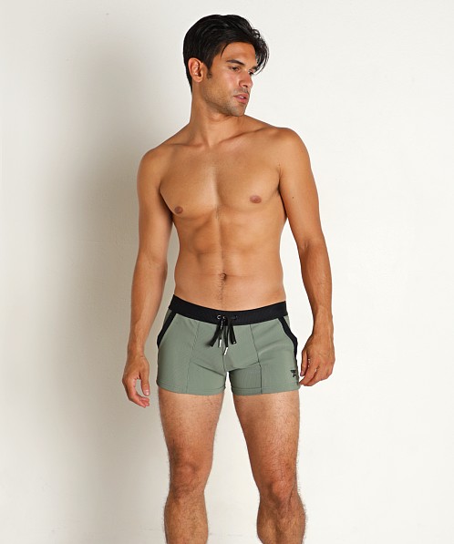 LASC FlexRib Swim Trunk Sage